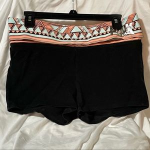 PINK YOGA shorts size Large. Victoria’s Secret